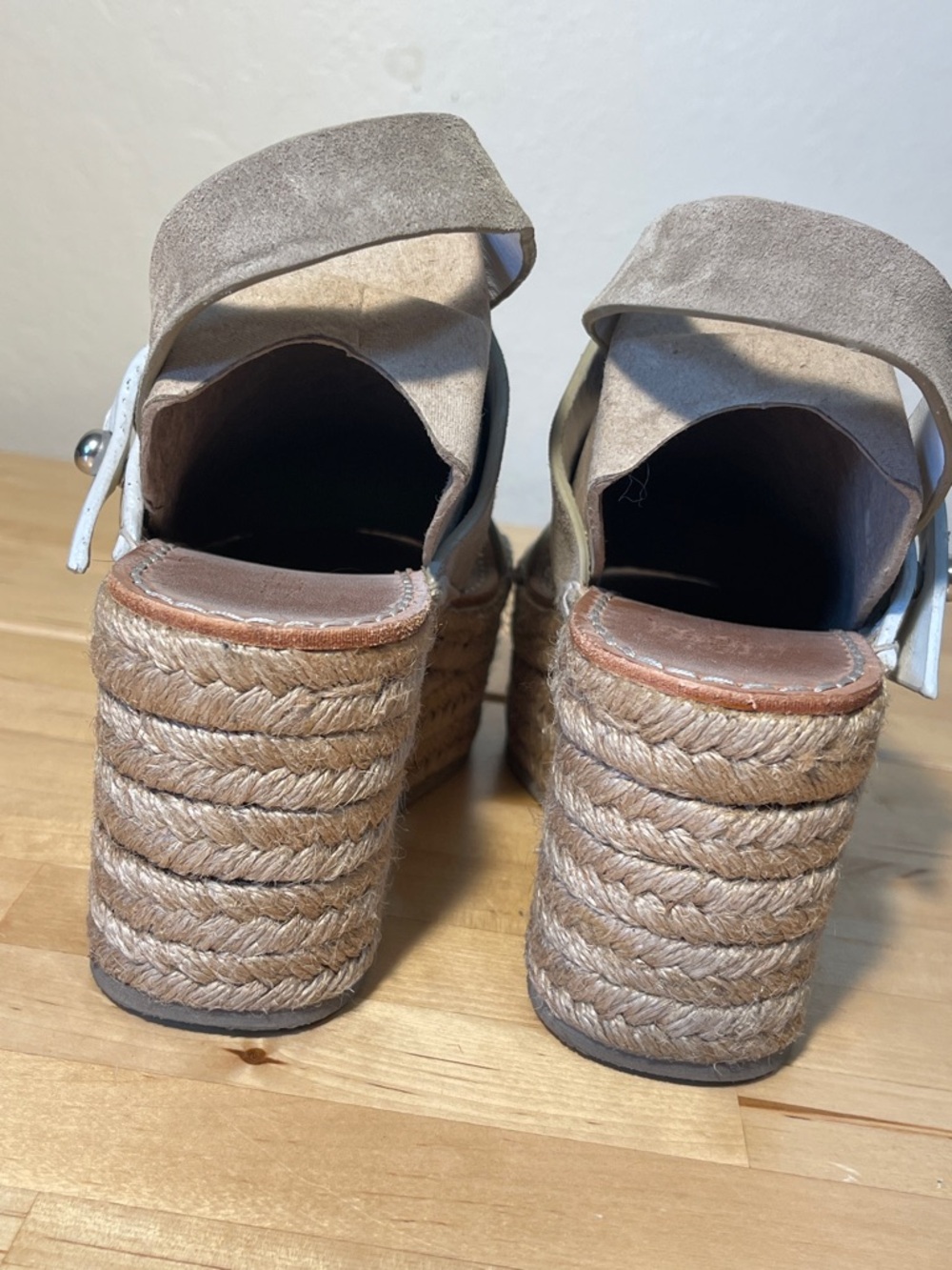 RAG & BONE August Suede Platform Espadrille Wedge Sandals - Picture 5 of 11